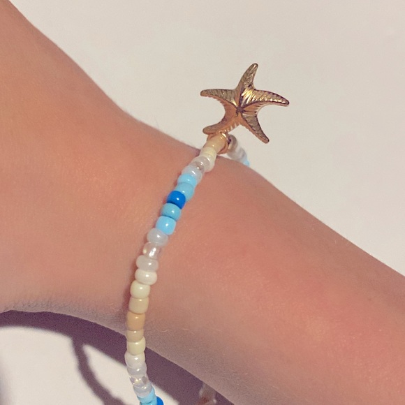 Hand Crafted Bracelet Beach Theme Starfish Charm - Picture 4 of 4